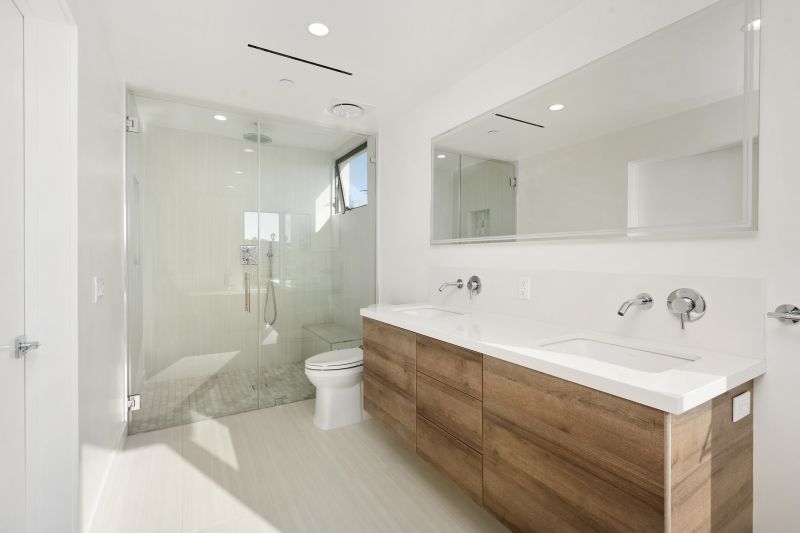 Mixed Material Bathroom
